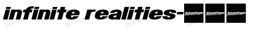 infinite realities字体转换
